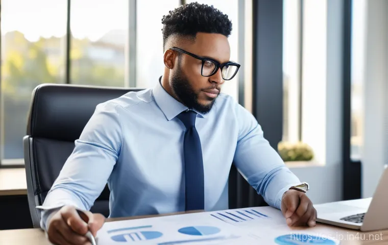 지적재산권 실무자들의 연봉 협상 경험 - In a dynamic and collaborative meeting room, a diverse team of professionals is gathered around a la...