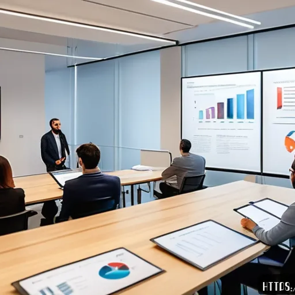 지적재산권 실무 워크숍 사례 분석 - A professional workshop scene focused on intellectual property registration in a modern office setti...